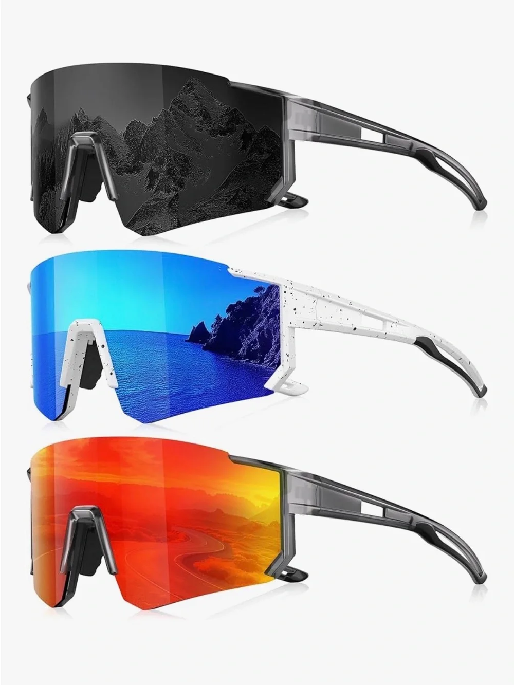 HD Polarized Sports Sunglasses - Multiple colors  request  availability. Unisex